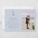 Search for monogram photo invitations Chic