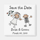 Search for stick figures square invitations Groom