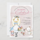 Search for tea 1st birthday invitations Watercolor
