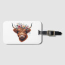 Search for highland cattle luggage tags Cow