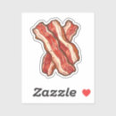 Search for bacon cartoon stickers Food