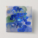 Recherche de broche de fleur badges Bleu