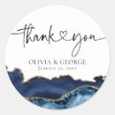 Search for navy and gold wedding stickers Marble