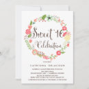 Search for spring sweet 16 invitations Garden