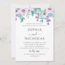 Search for watercolor floral rehearsal dinner invitations Botanical