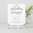 Search for pumpkin baby girl shower invitations Blush floral