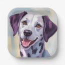 Search for black and white spots plates Puppy