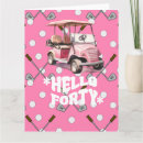 Search for woman 40th birthday cards Pink