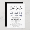 Search for lingerie shower bachelorette party invitations Ooh la la