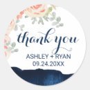 Search for peach and grey wedding stickers Thank you