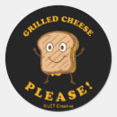 Search for funny sandwich stickers Cheese
