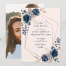 Recherche de navy gold save the dates Bleu marine