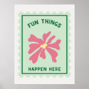 Search for green stamp posters Flower