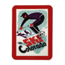 Recherche de skieur magnets Presser