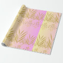 Recherche de palme papier cadeau Rose