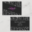 Recherche de motif abstrait noir et blanc cartes visite Rétro