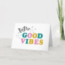 Search for good vibes cards Typography