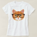 Search for cat with glasses tshirts Animal