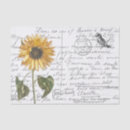 Recherche de sunflower tissue paper Vintage