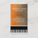 Recherche de instruction de musique cartes visite Professionnel