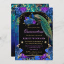 Search for peacock quinceanera invitations Elegant