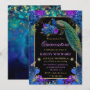 Search for peacock quinceanera invitations Blue
