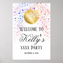 Search for disco party posters Gold