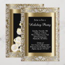 Search for silver and gold christmas invitations Damask