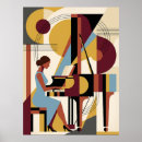 Search for vintage jazz posters Piano