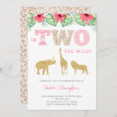 Recherche de safari anniversaire invitations Fille