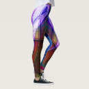 Search for geometric shapes leggings Blue