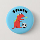 Recherche de dinosaure drôle badges Mignon