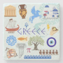Recherche de symbole grec dessous de verres Grèce