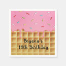 Search for ice cream cone napkins Baby shower