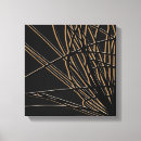 Search for black and gold canvas prints Abstract