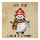 Recherche de snowman posters Amusant