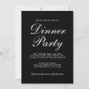 Search for elegant business invitations Black