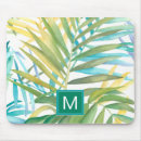 Search for green leaf mousepads Watercolor