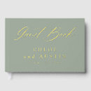 Search for green sage guest books Stylish
