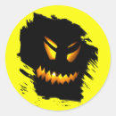 Search for glowing pumpkin face stickers Jack o lantern