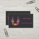 Search for phoenix bird business cards Fantasy