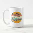 Search for gold and coral mugs Retro