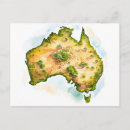 Search for australia map postcards Continent