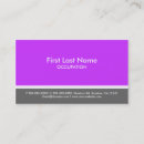 Recherche de rayures violettes cartes visite Professionnel