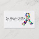 Search for special education business cards Teacher