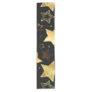 Search for gold star table runners Black