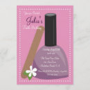 Search for nail polish invitations Spa party