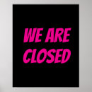 Search for store closed signs Black