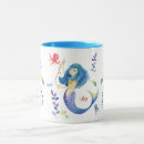 Search for watercolor illustrations mugs Blue