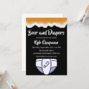 Search for diaper daddy baby shower invitations Beer and diapers